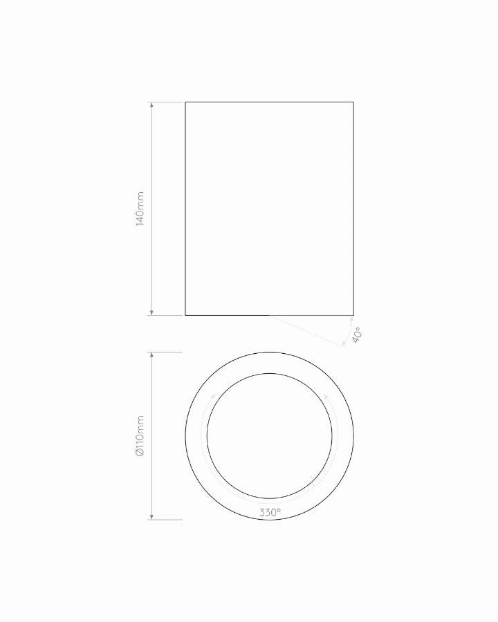 Smooth Plaster Downlight | Assorted Sizes
