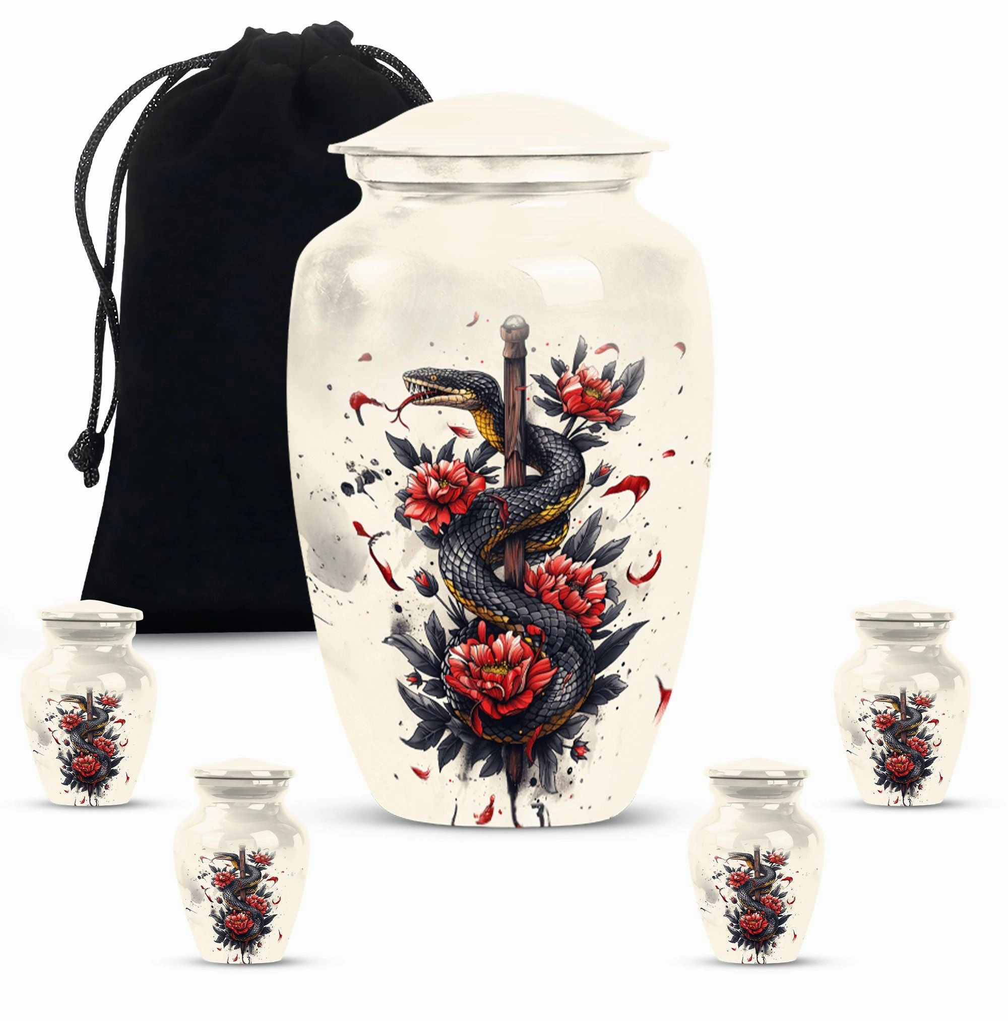 Snake Urn: Timeless Memorial Cremation Tribute for Loved Ones