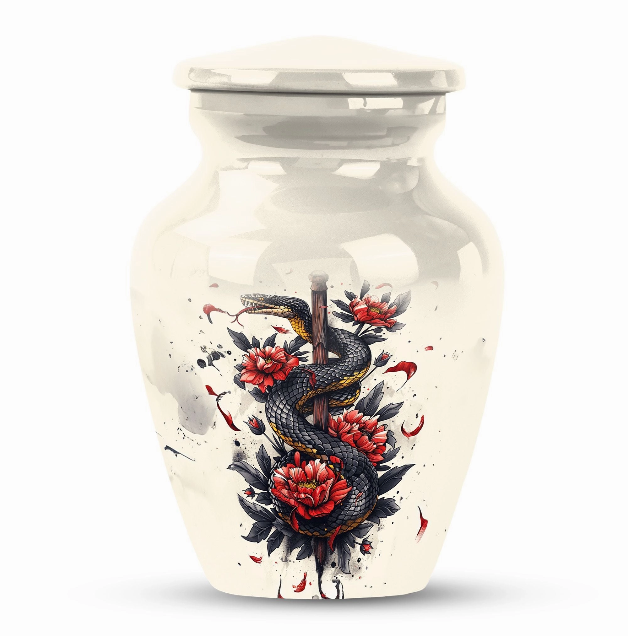 Snake Urn: Timeless Memorial Cremation Tribute for Loved Ones