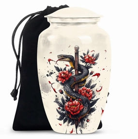 Snake Urn: Timeless Memorial Cremation Tribute for Loved Ones