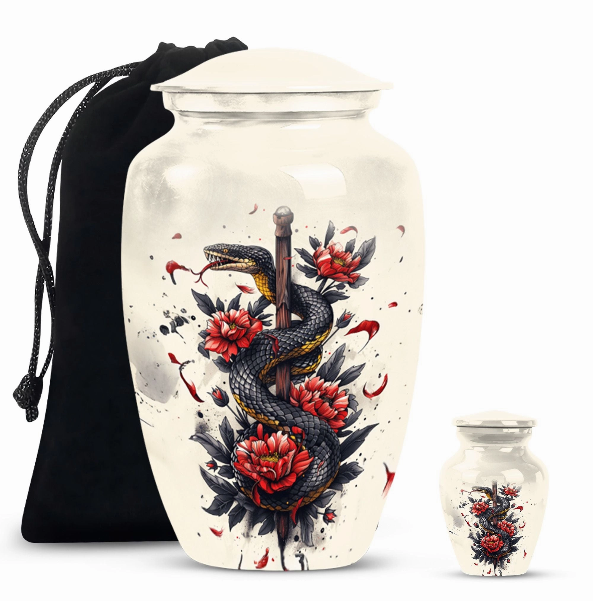 Snake Urn: Timeless Memorial Cremation Tribute for Loved Ones