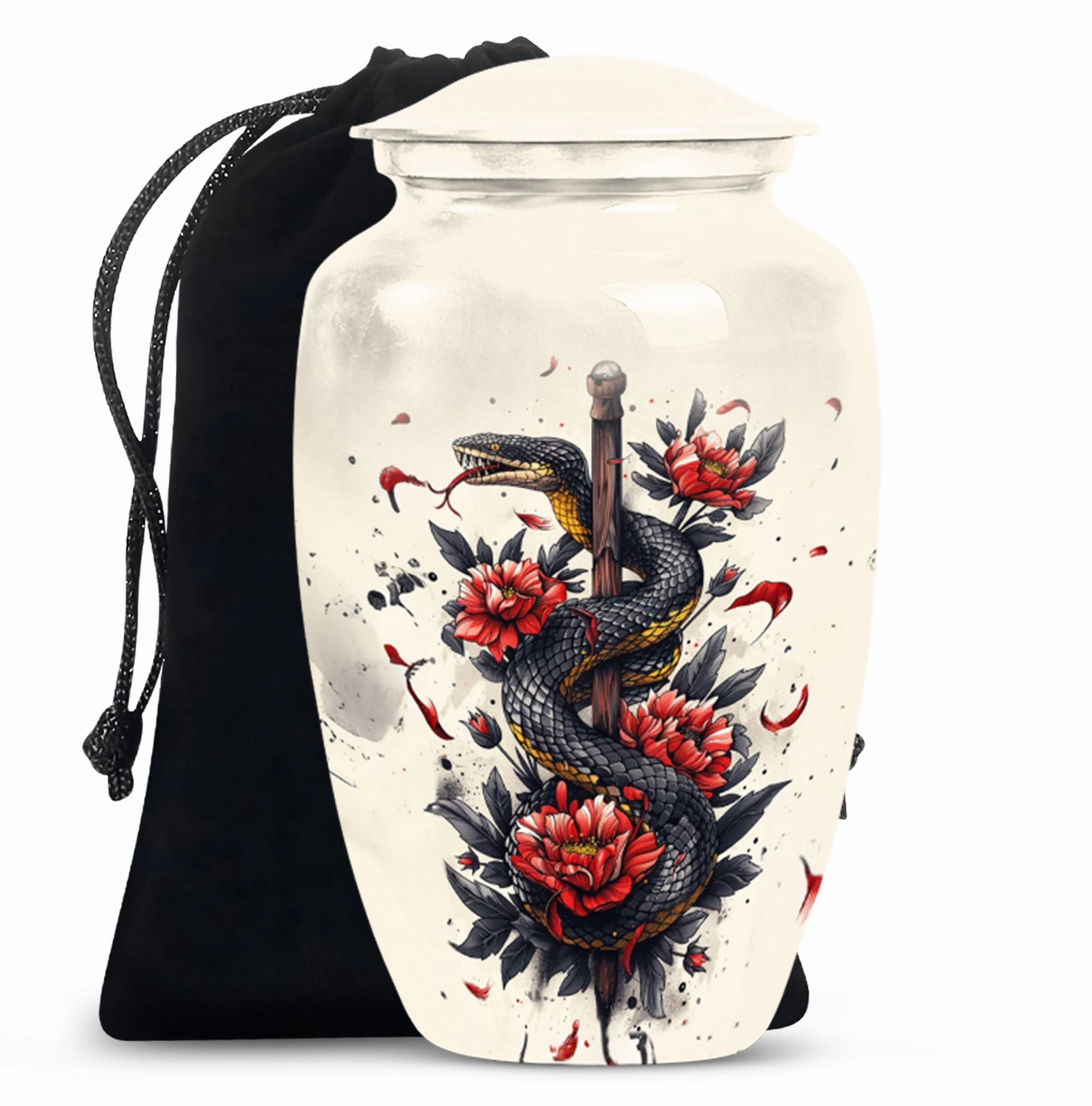 Snake Urn: Timeless Memorial Cremation Tribute for Loved Ones