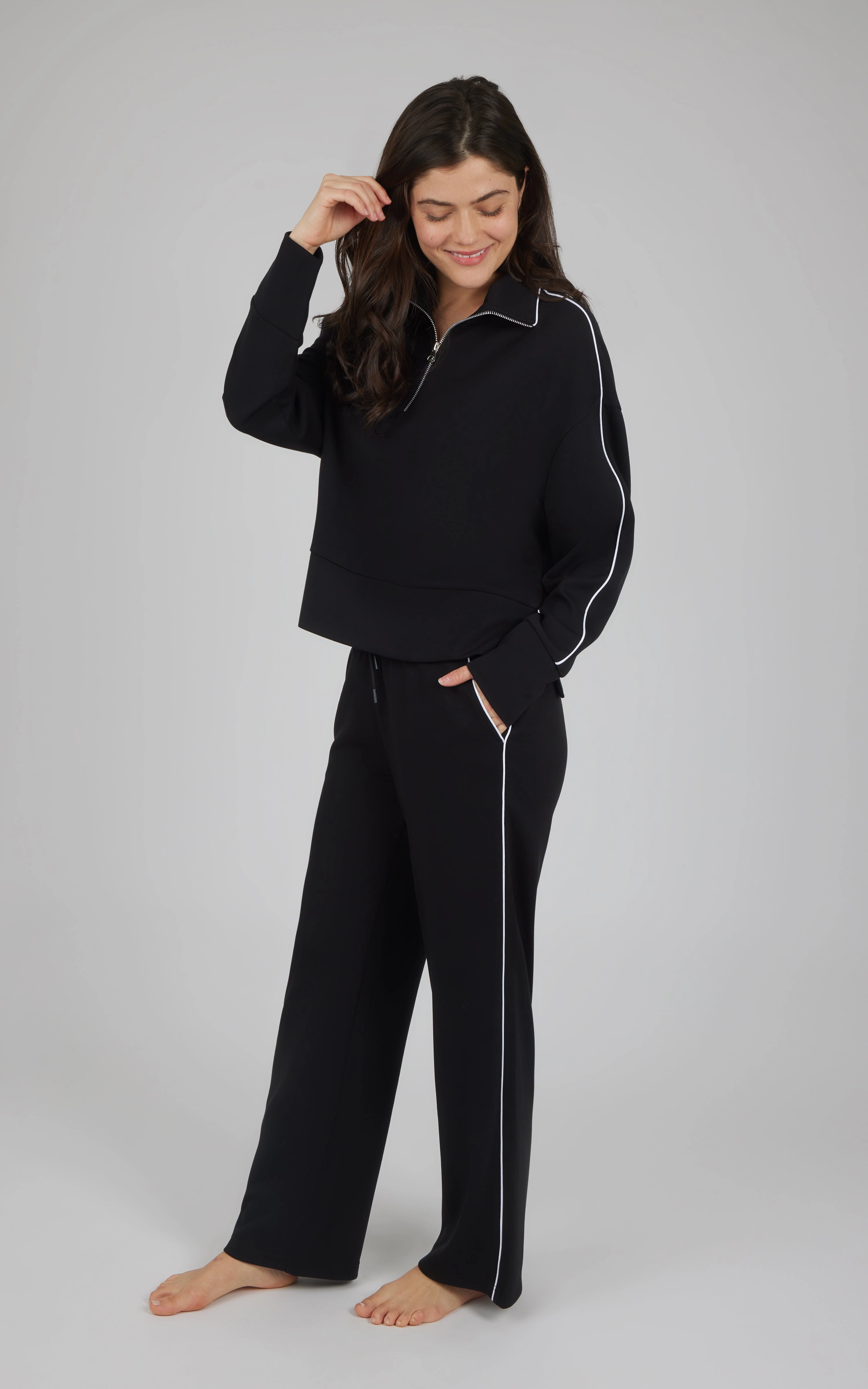 Softlite Half Zip Pullover and Pant Set