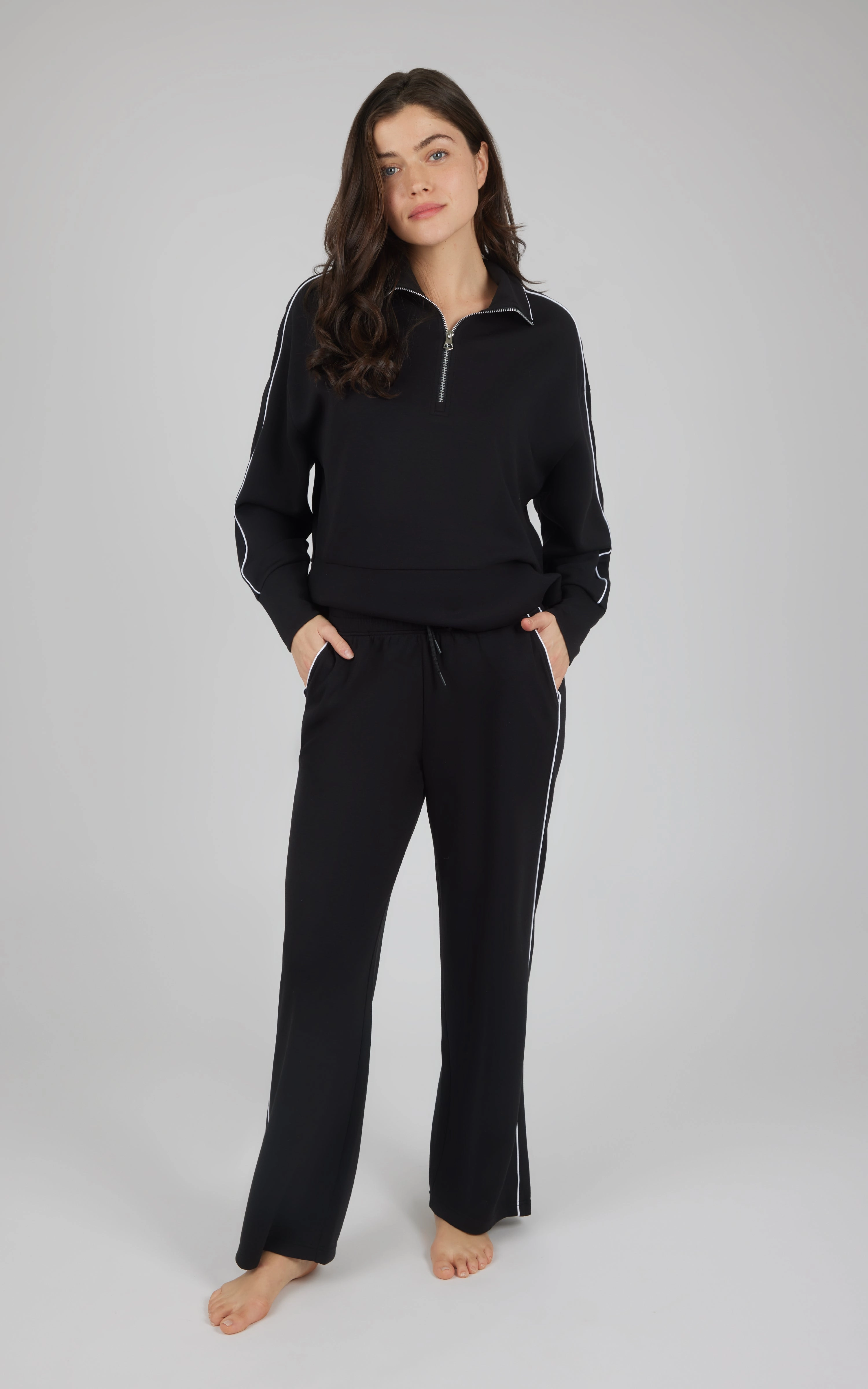 Softlite Half Zip Pullover and Pant Set