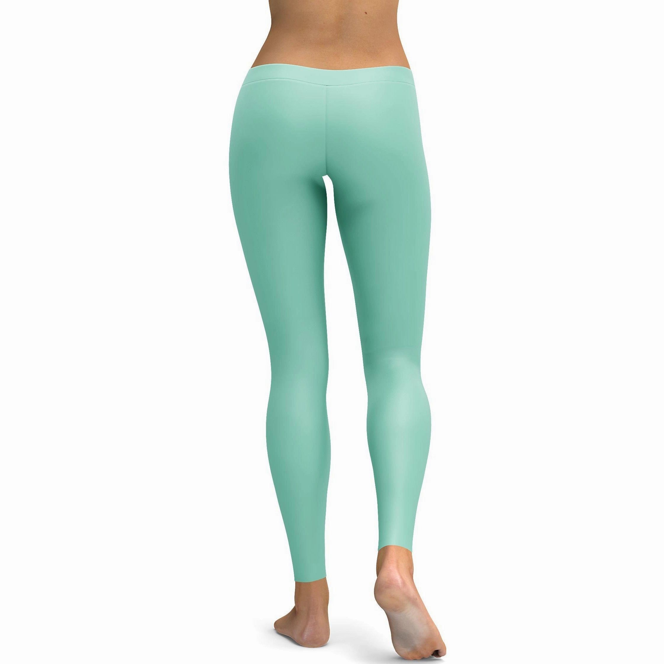 Solid Mint Green Leggings