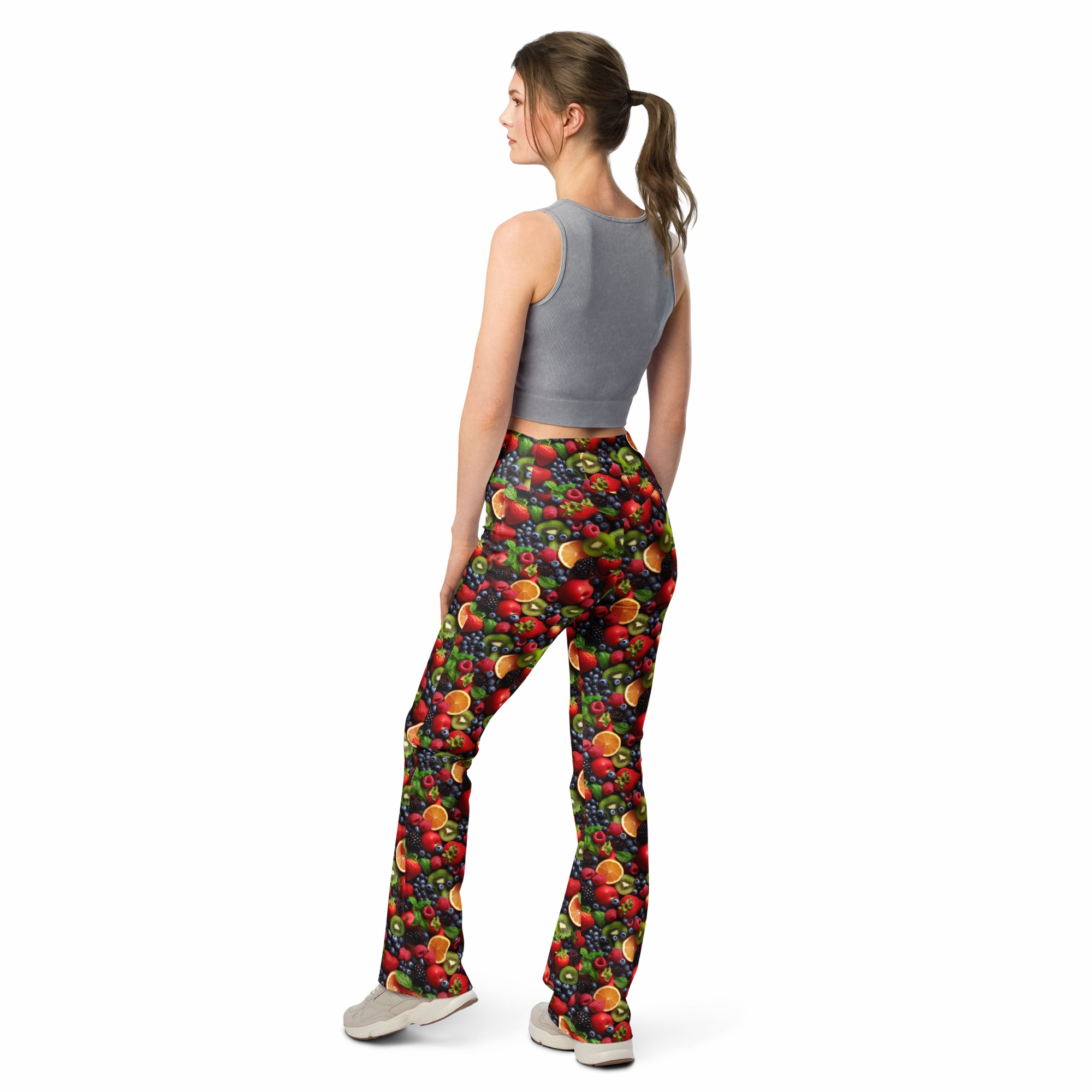 Summer Fruit Flare Leggings