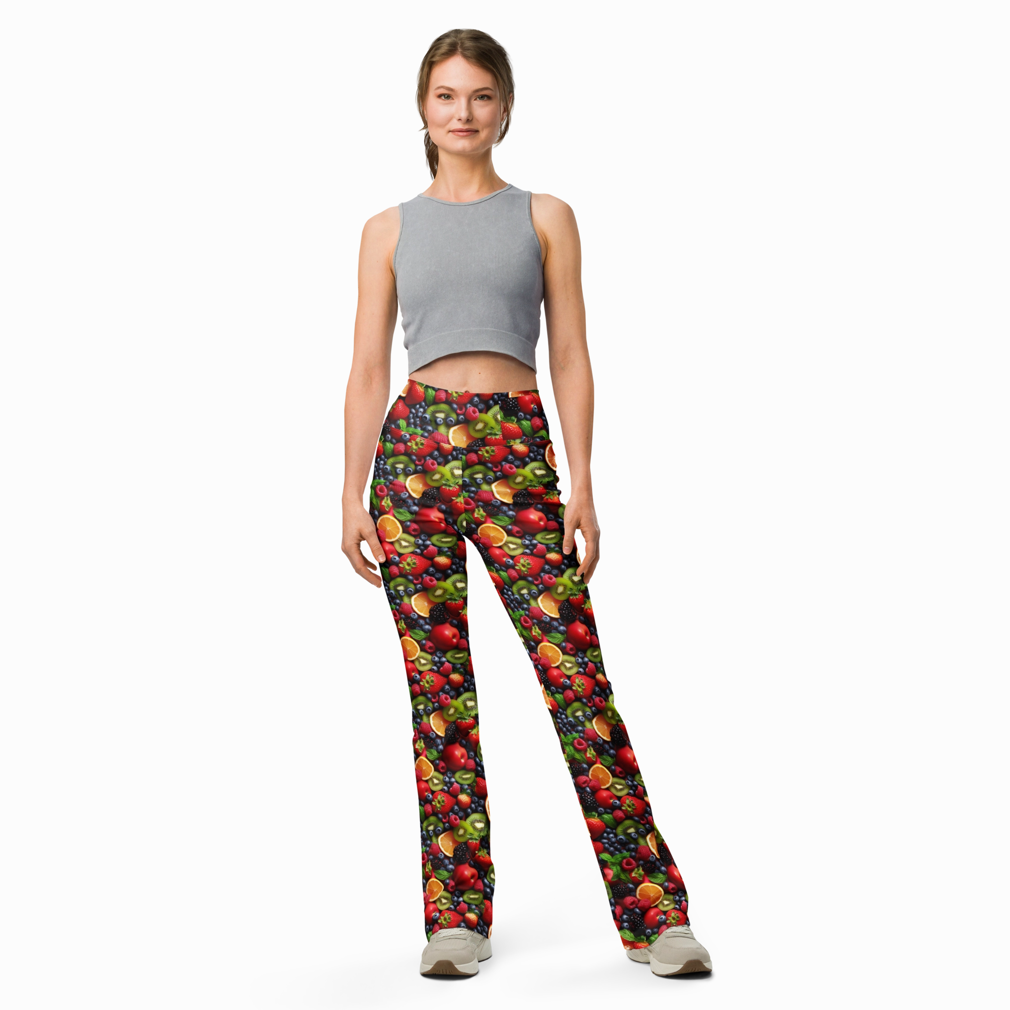 Summer Fruit Flare Leggings
