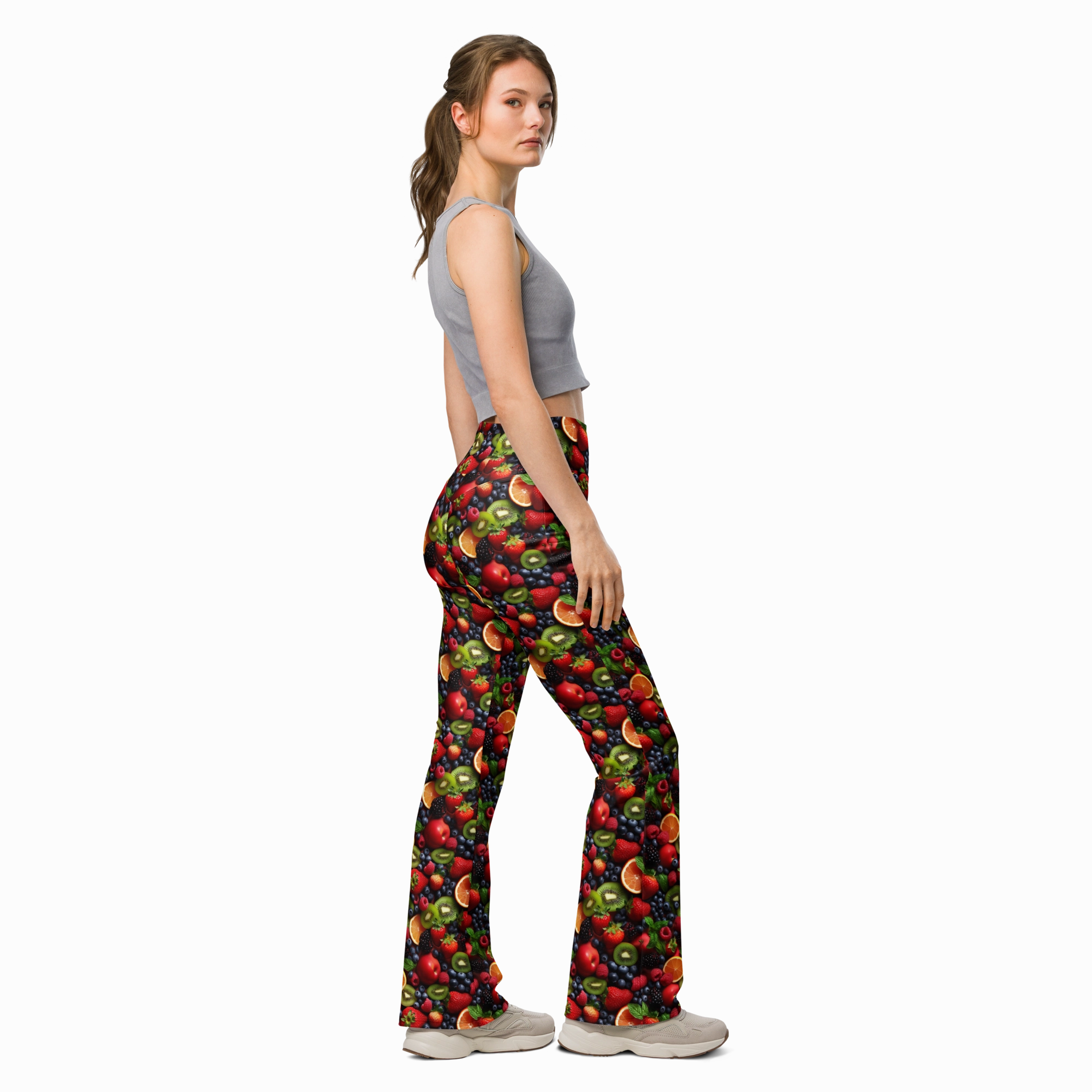 Summer Fruit Flare Leggings