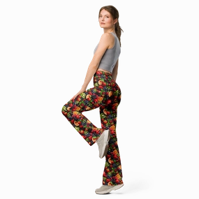 Summer Fruit Flare Leggings