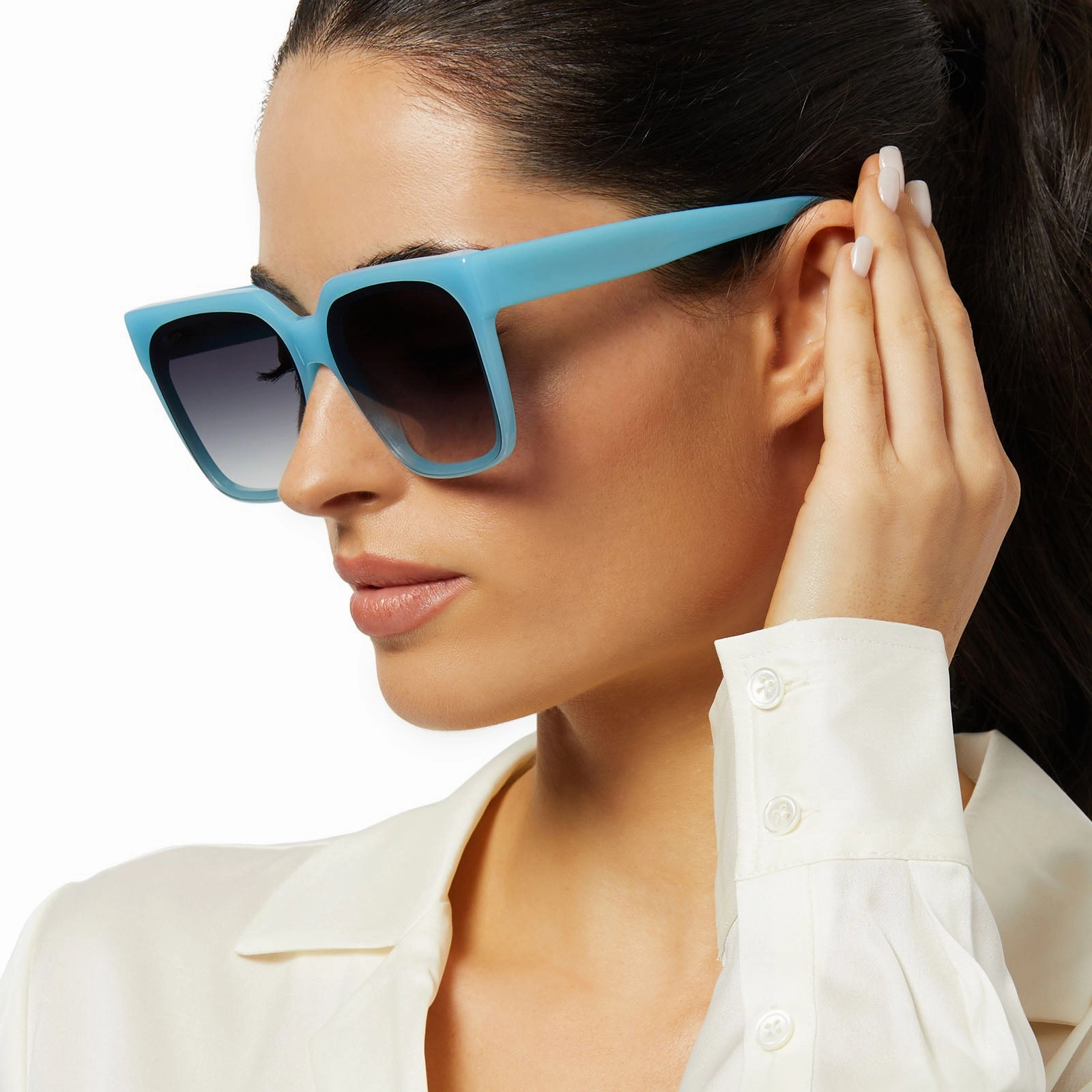 THEA - PARADISO   GREY GRADIENT SUNGLASSES