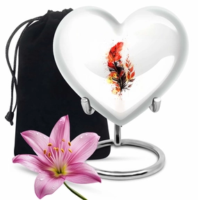 Timeless Affection Feather Urn - Preserving Cherished Memories
