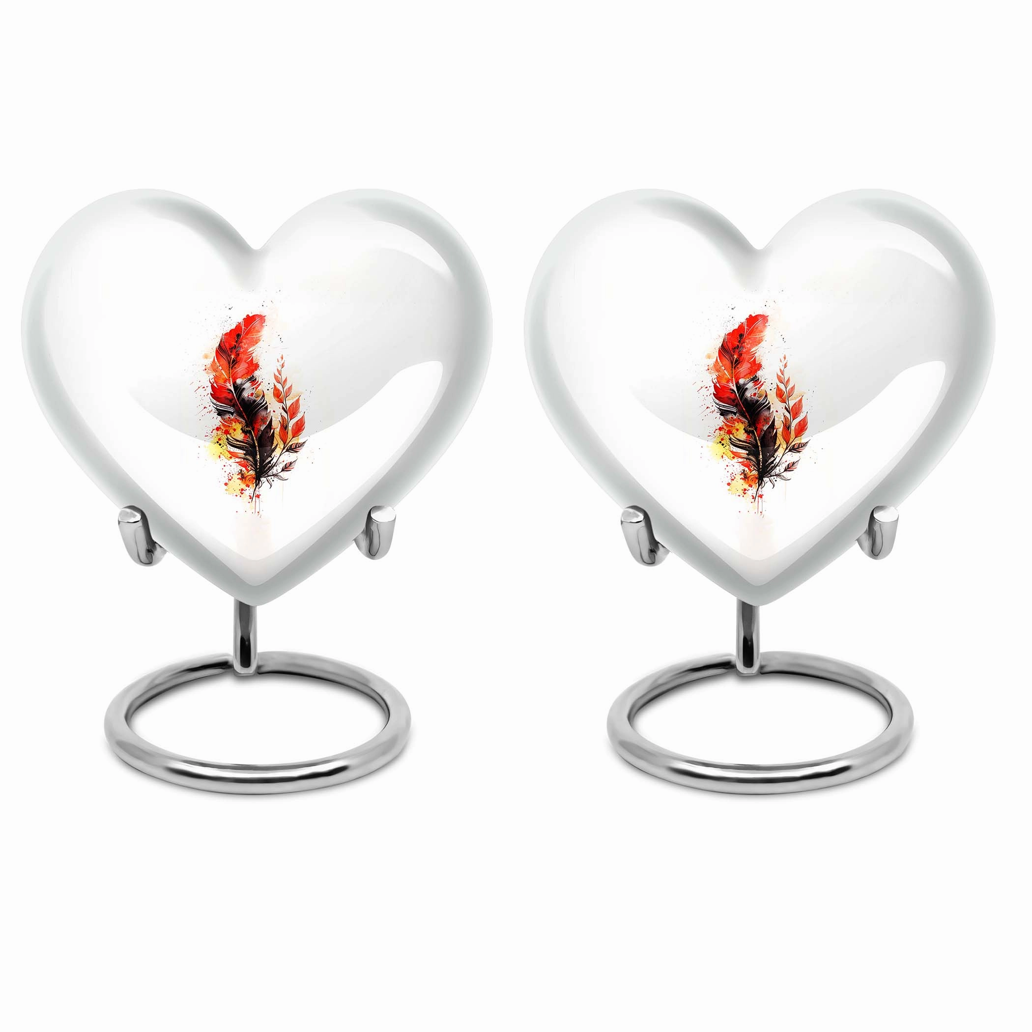 Timeless Affection Feather Urn - Preserving Cherished Memories