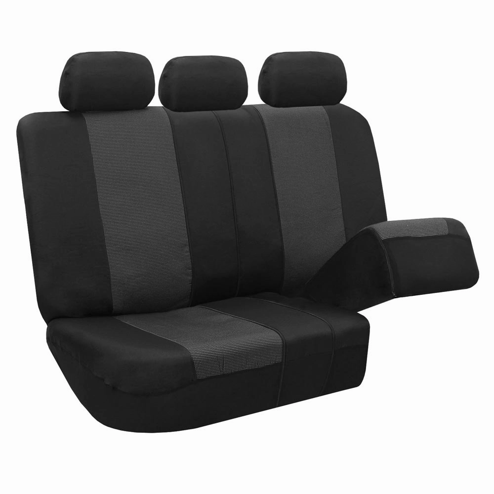Timeless Cross Weave Seat Covers - Full Set Gray
