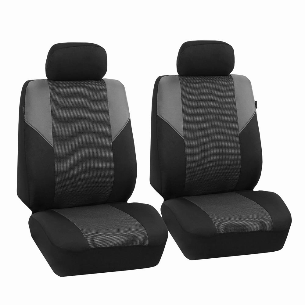 Timeless Cross Weave Seat Covers - Full Set Gray