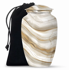 Timeless Elegance Abstract Urn: Burial Cremation Urns