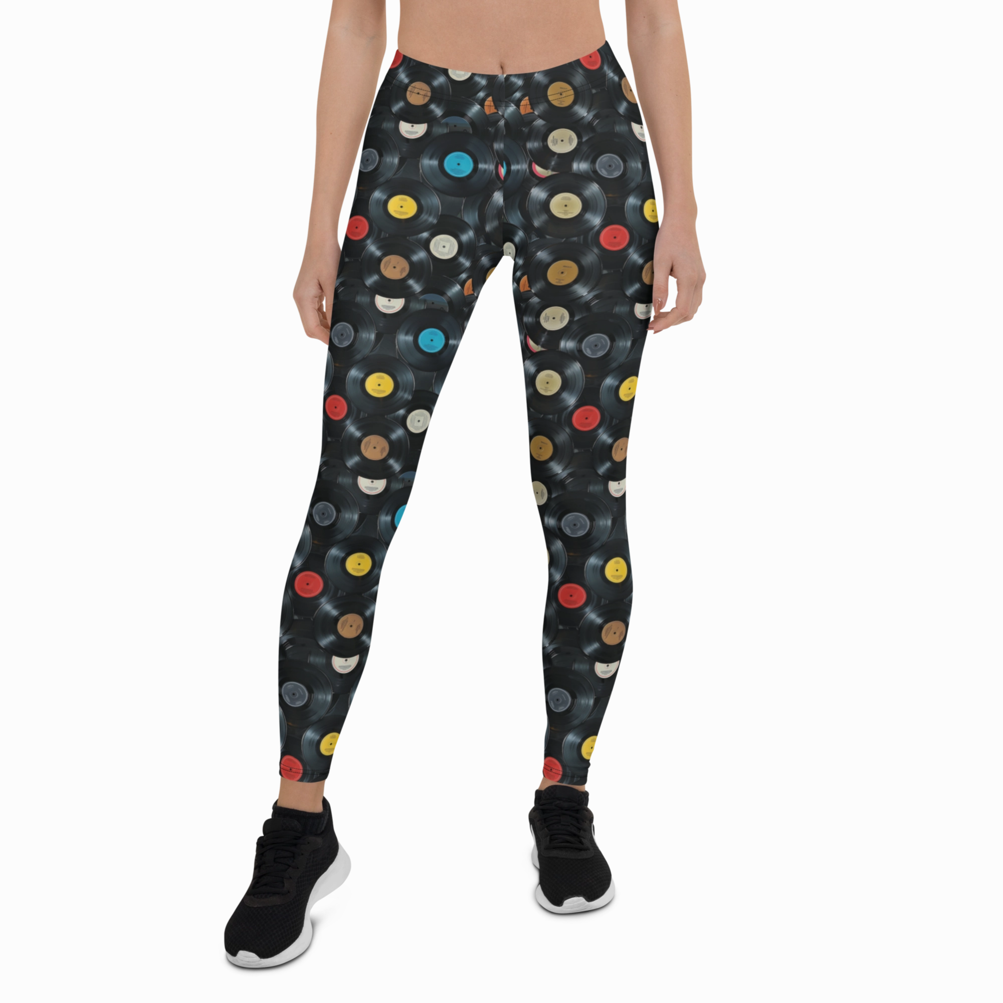 Vinyl Record Leggings