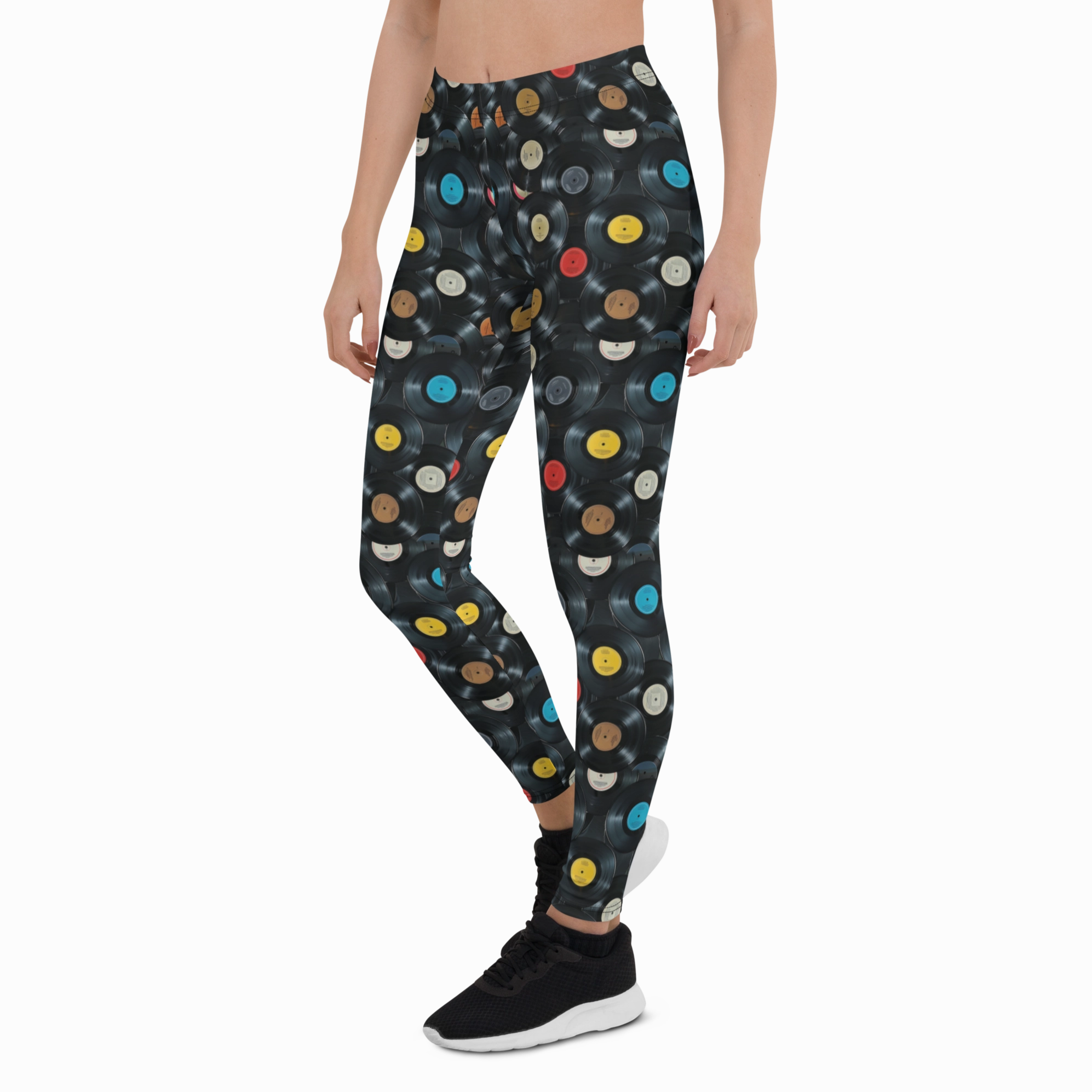 Vinyl Record Leggings