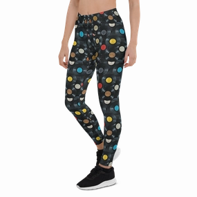 Vinyl Record Leggings