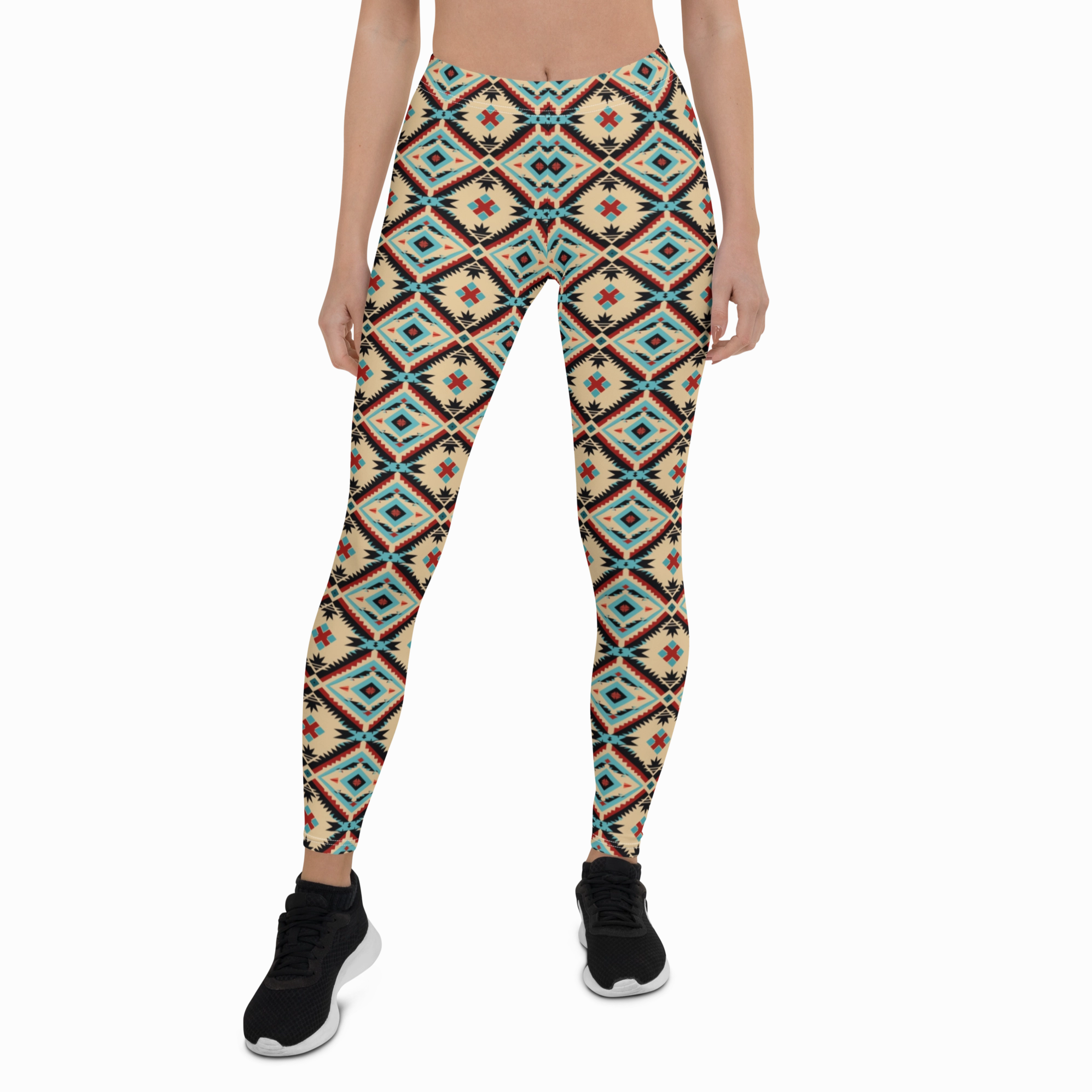 Water Tribal Pattern Leggings