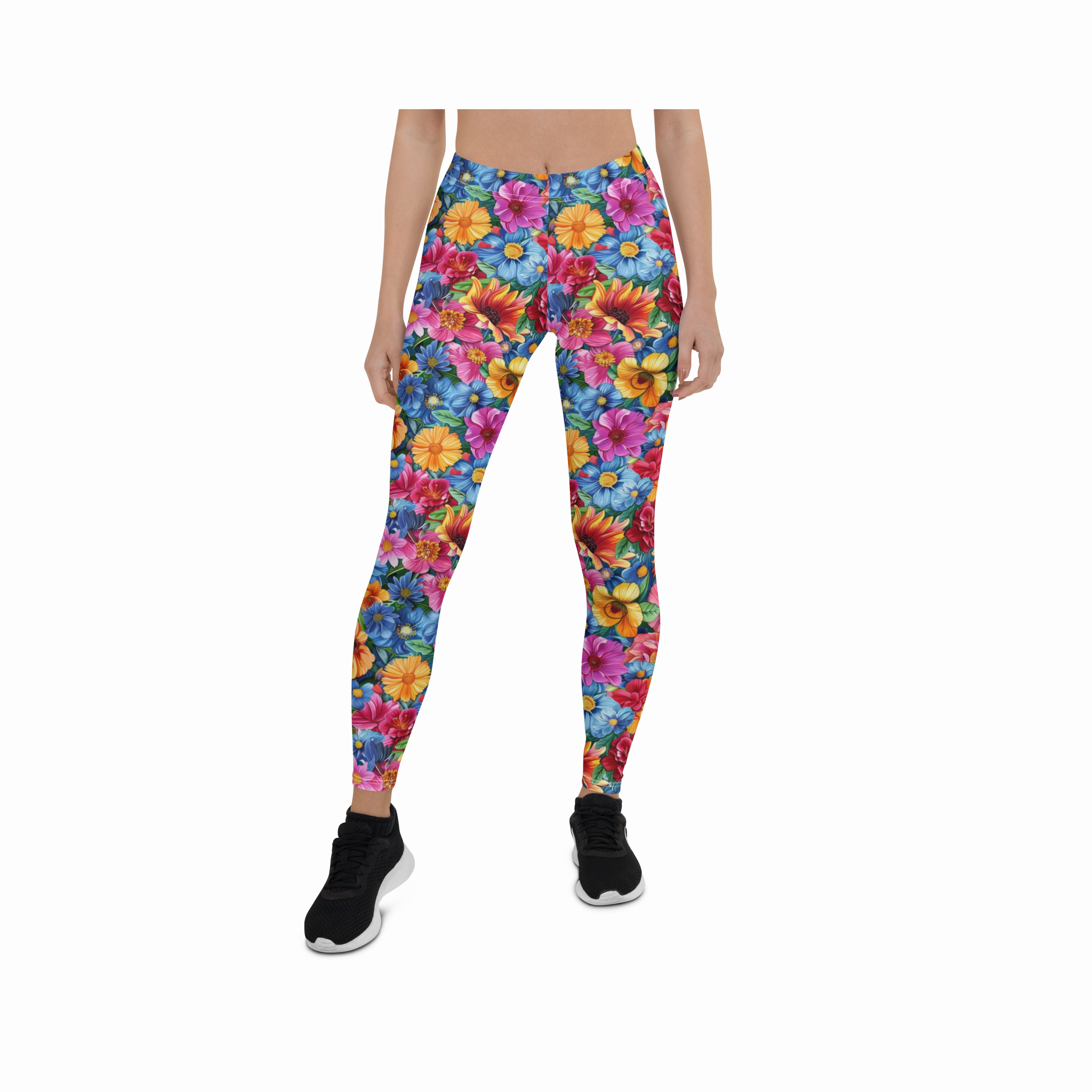 Watercolor Flower Leggings