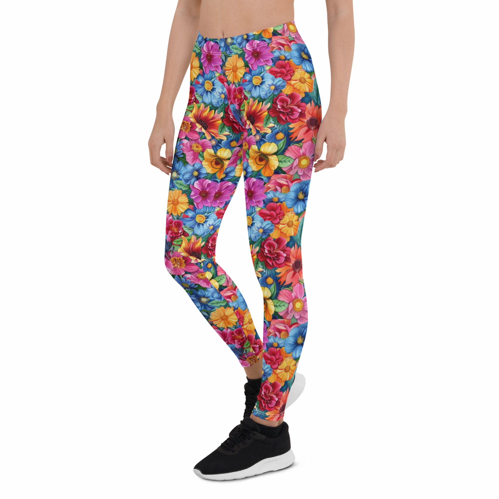 Watercolor Flower Leggings
