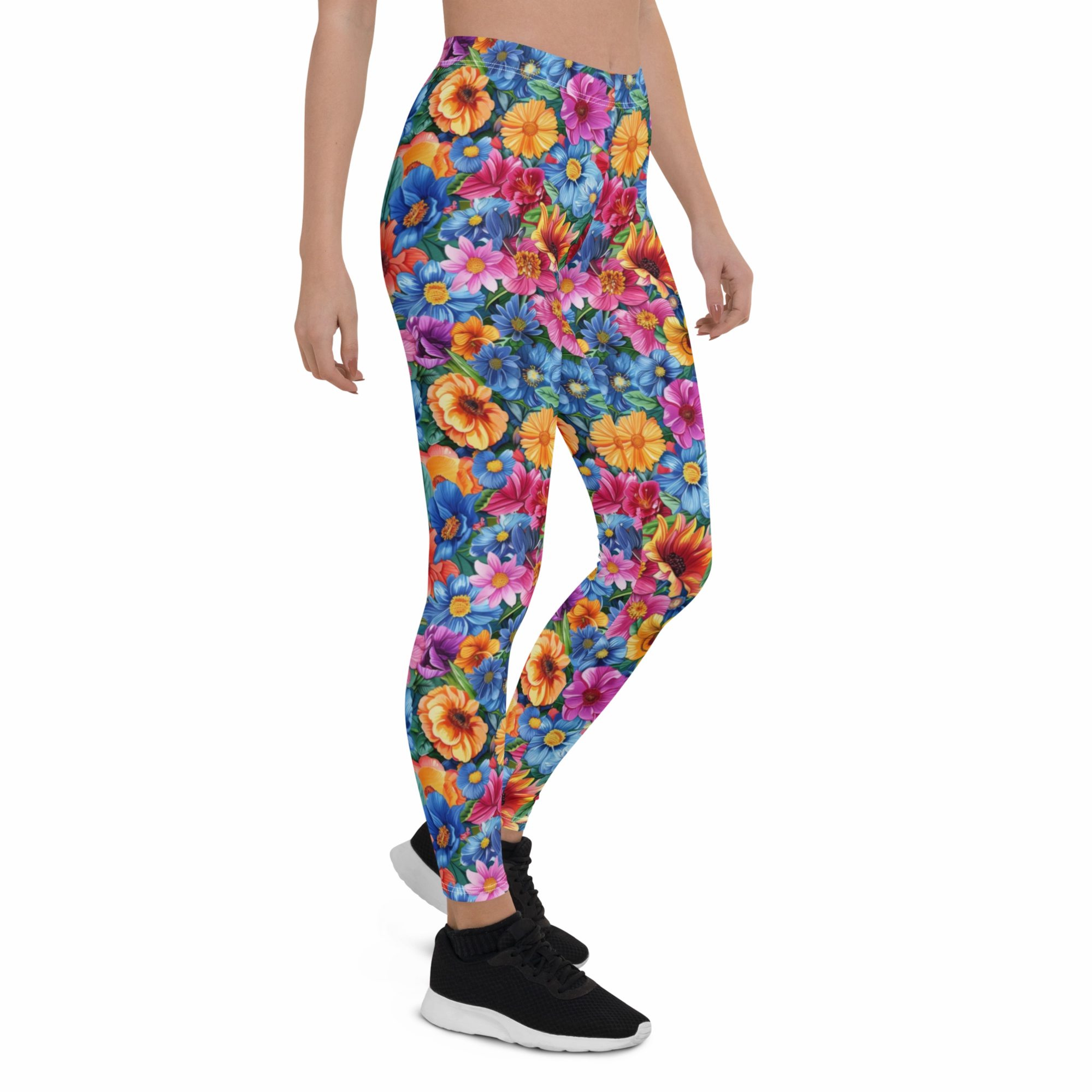 Watercolor Flower Leggings