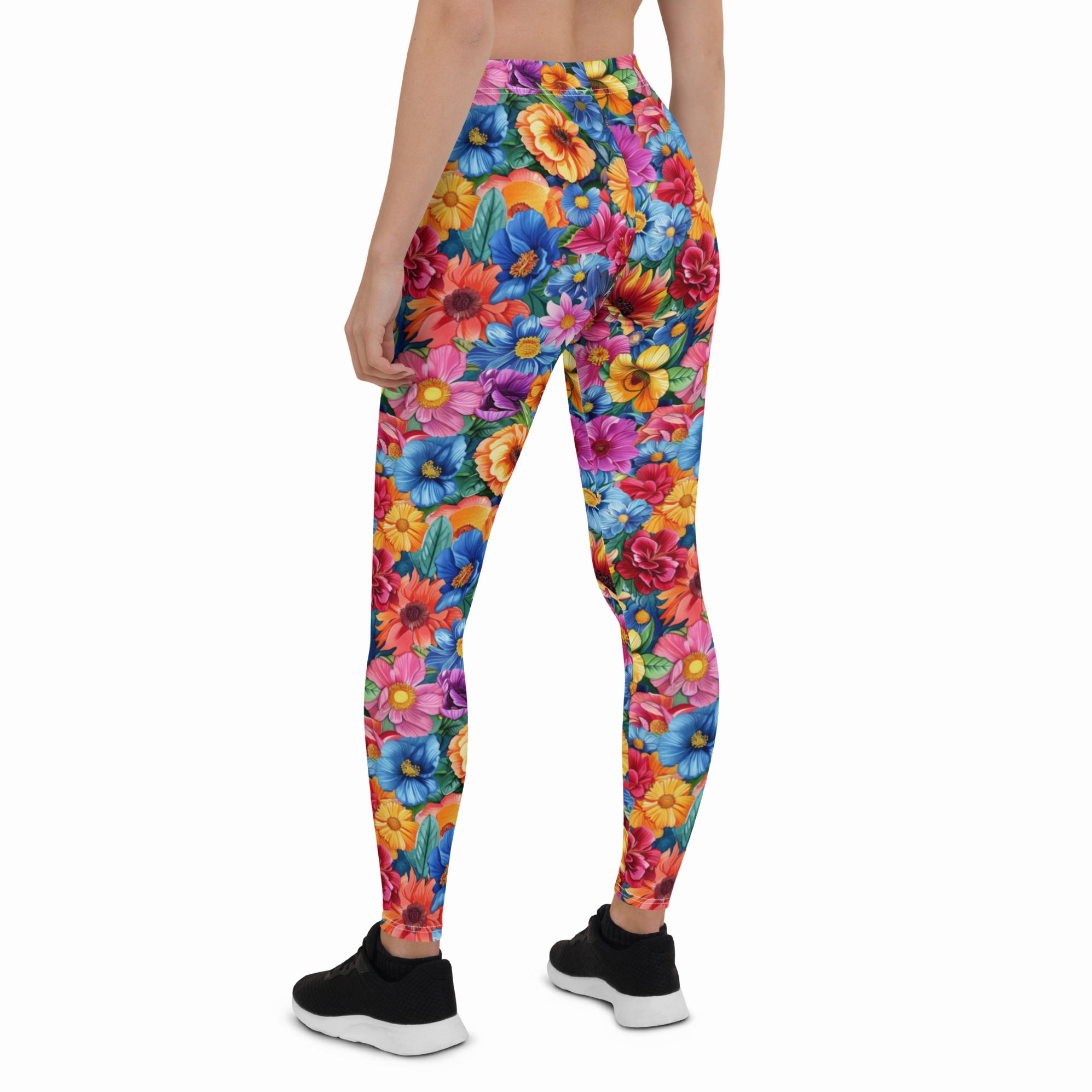 Watercolor Flower Leggings