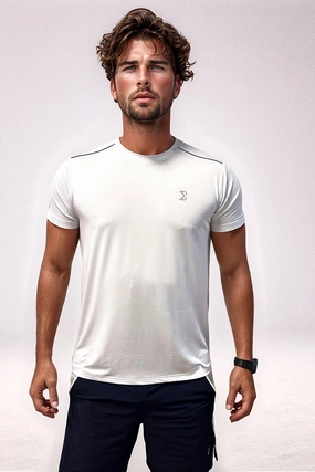 White Racket Sports Tee