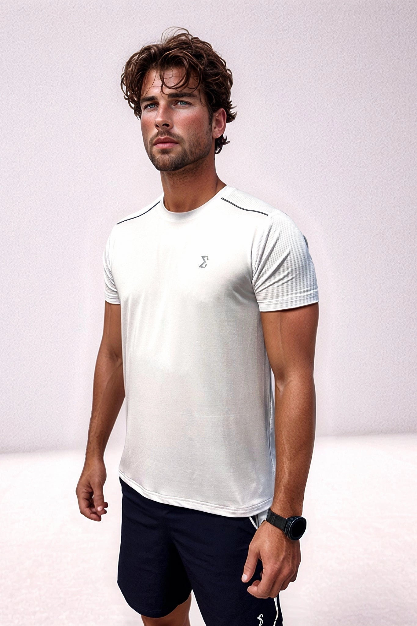White Racket Sports Tee